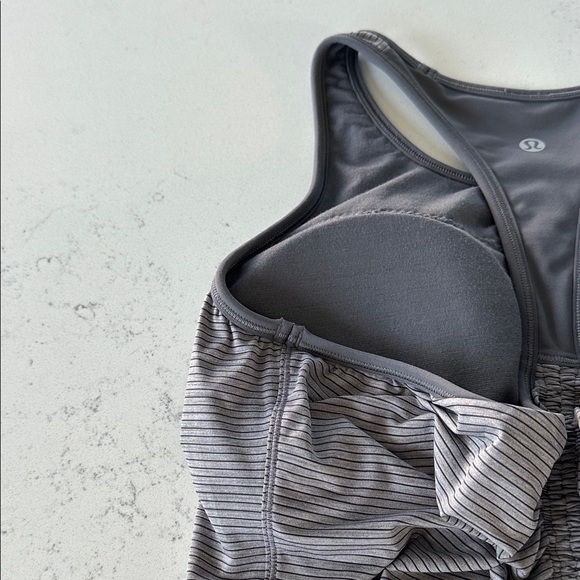 lululemon athletica Striped Gray Tank Top - Picture 7 of 13